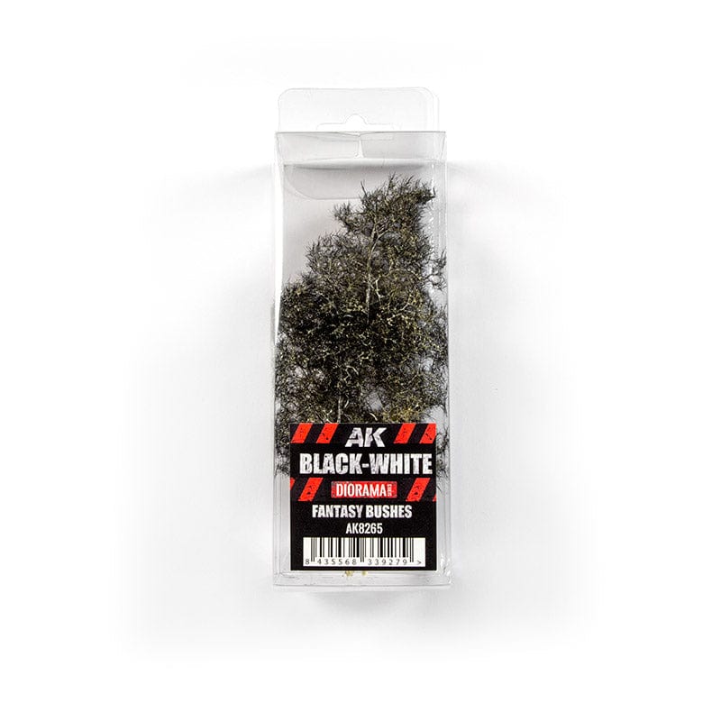 AK Interactive Basing & Dioramas 1/35 Fantasy Bushes - Black-White