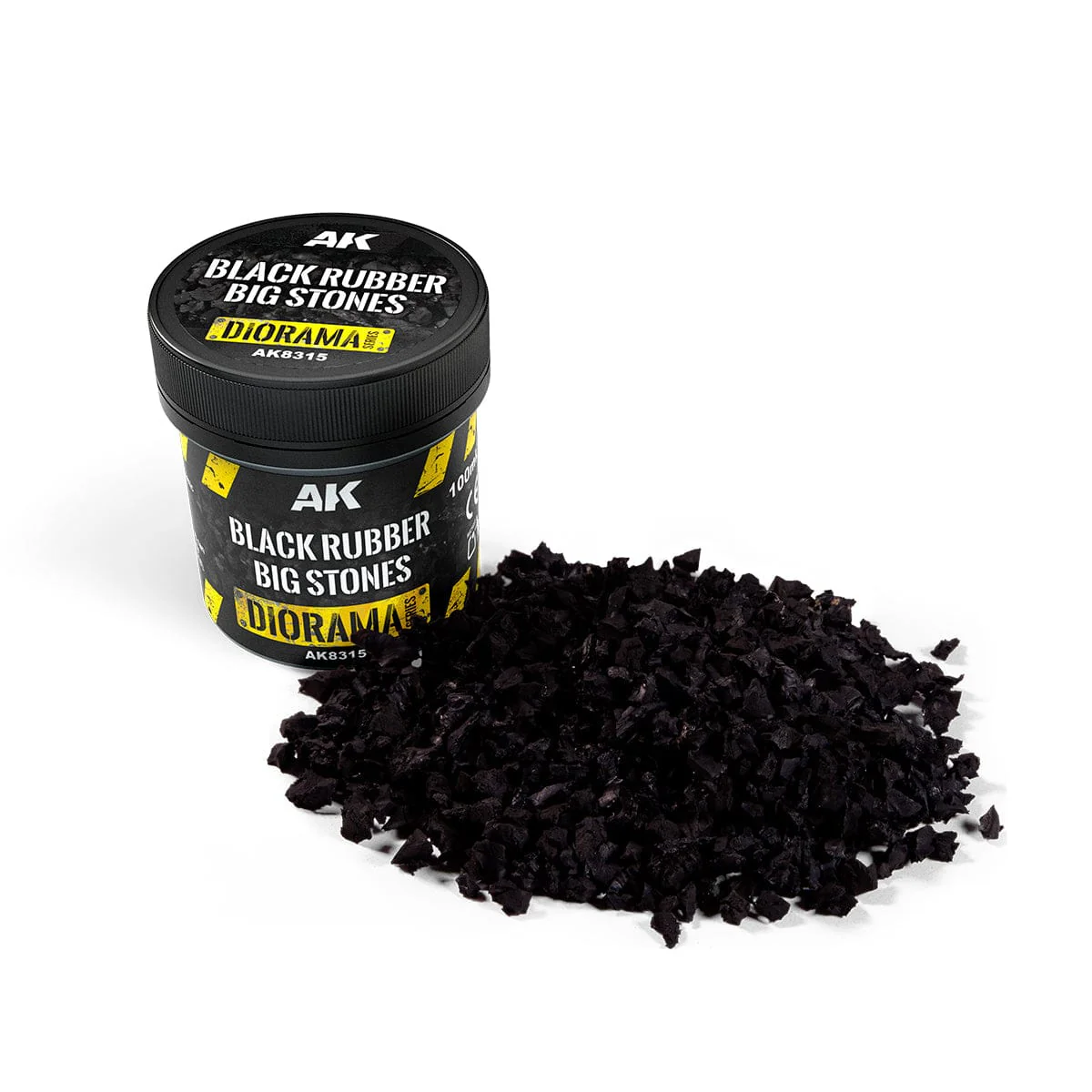 AK Interactive Black Big Stone - 100ml