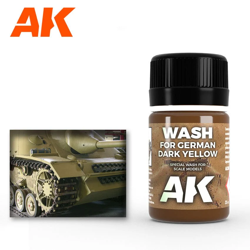 AK Interactive Dark Yellow Wash 35ml