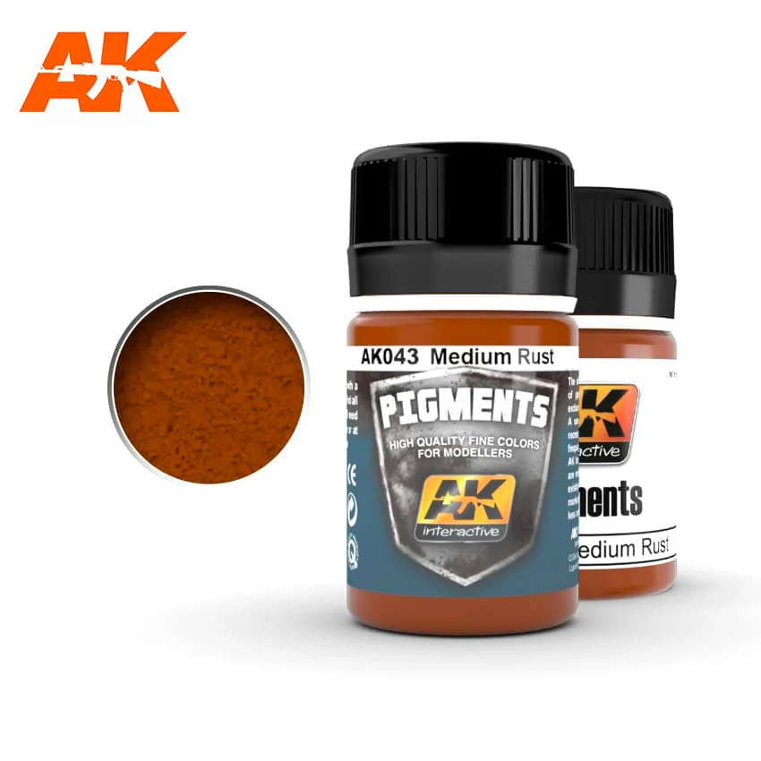 AK Interactive Medium Rust Pigments