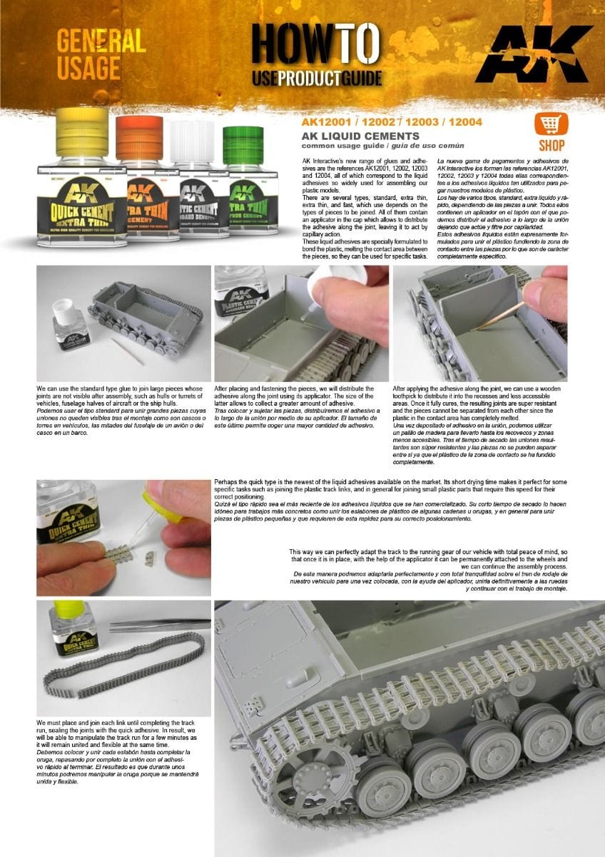 AK Interactive Plastic Cement Standard Density - 40ml - Image 2
