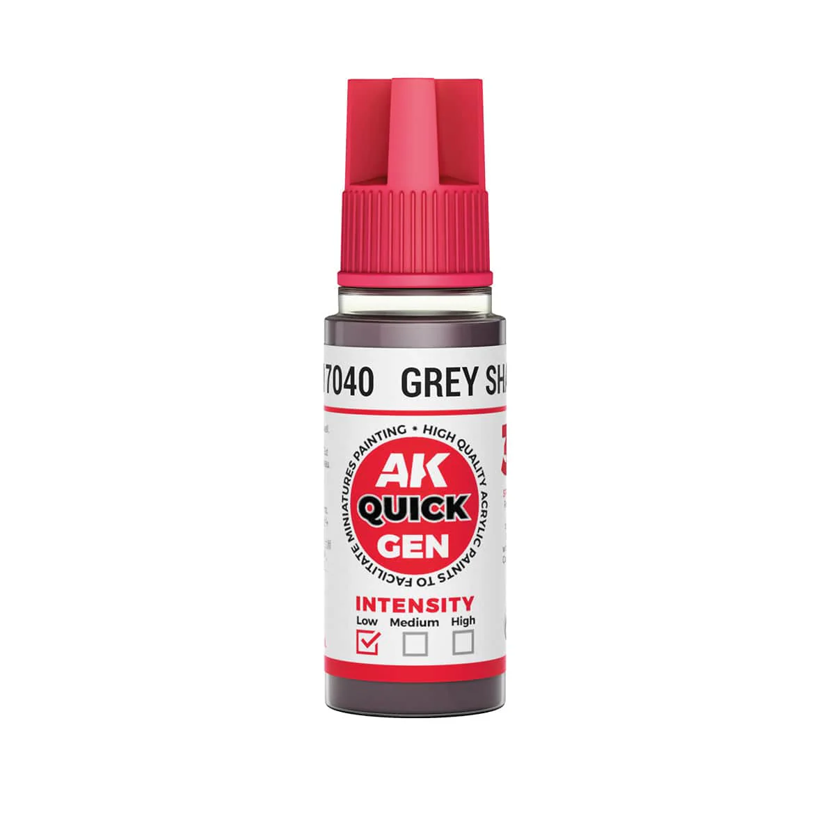 AK Interactive Quick Gen Acrylics 18ml - Grey Shadow