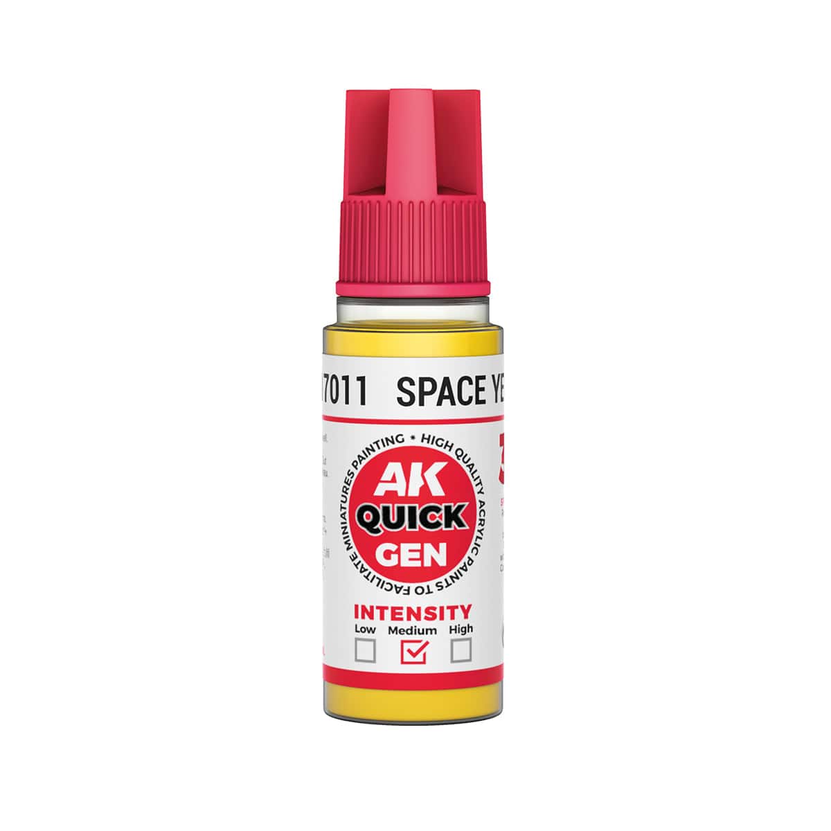 AK Interactive Quick Gen Acrylics 18ml - Space Yellow
