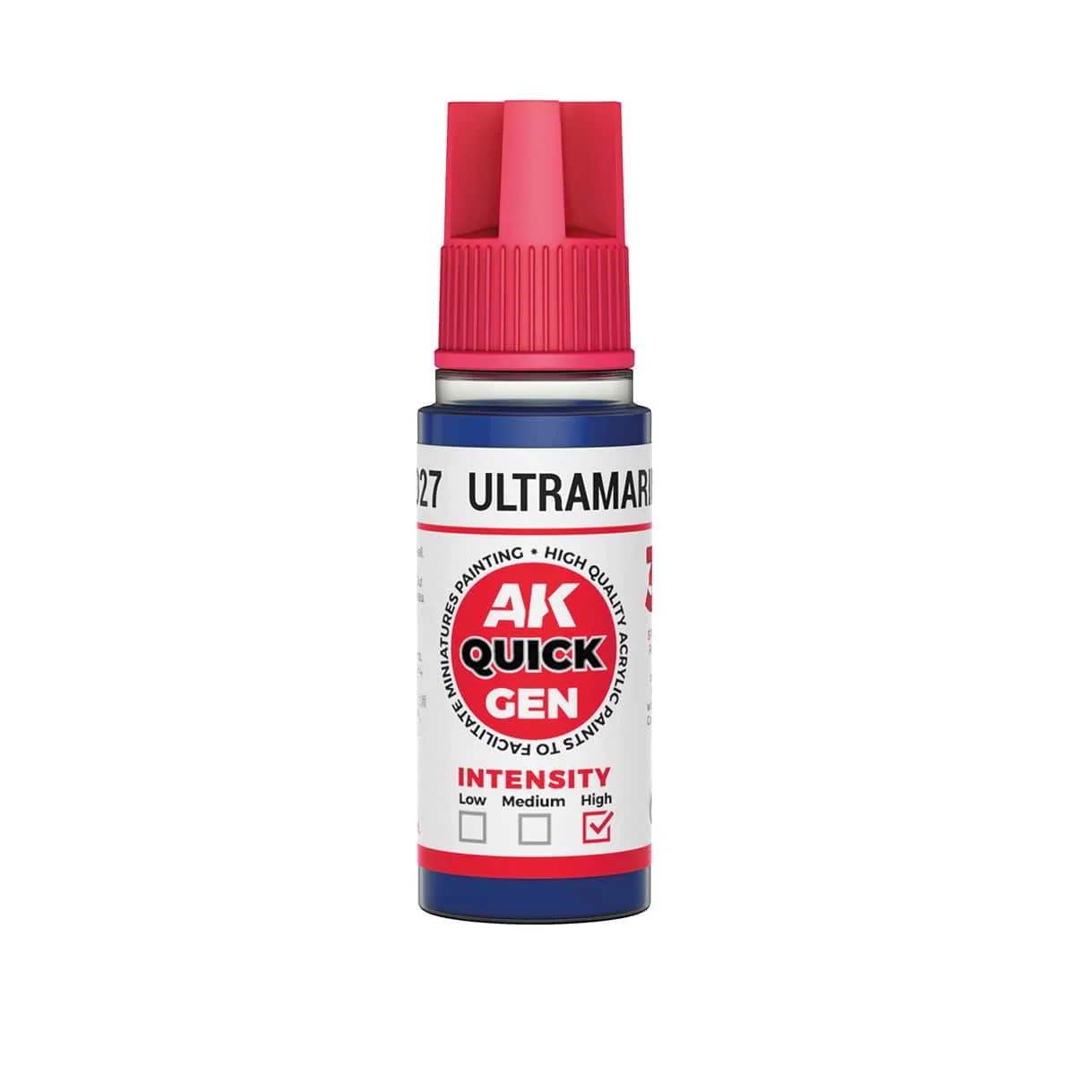 AK Interactive Quick Gen Acrylics 18ml - Ultramarine Blue