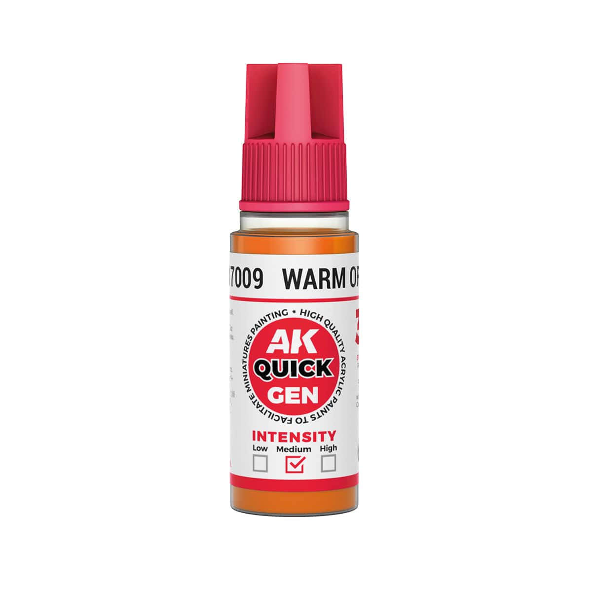 AK Interactive Quick Gen Acrylics 18ml - Warm Orange