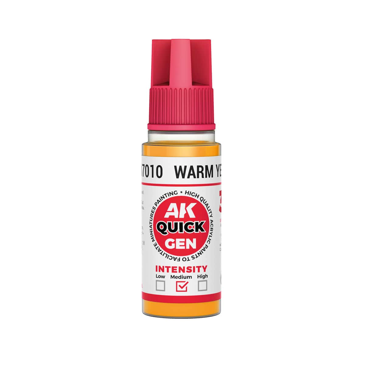 AK Interactive Quick Gen Acrylics 18ml - Warm Yellow