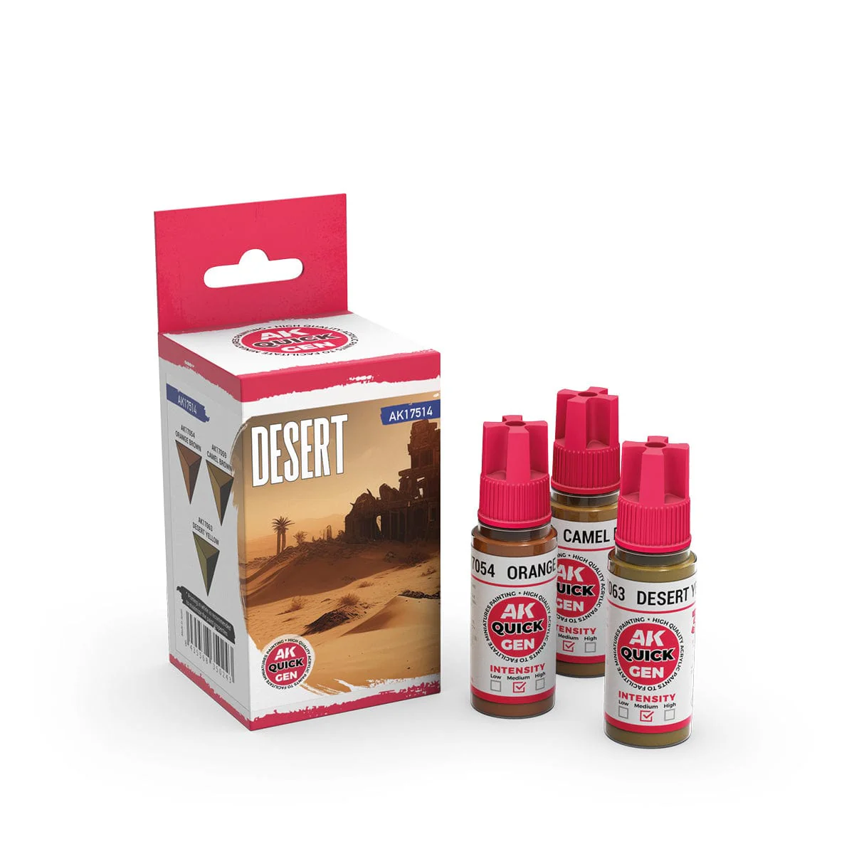 AK Interactive Quick Gen Acrylics Set - Desert
