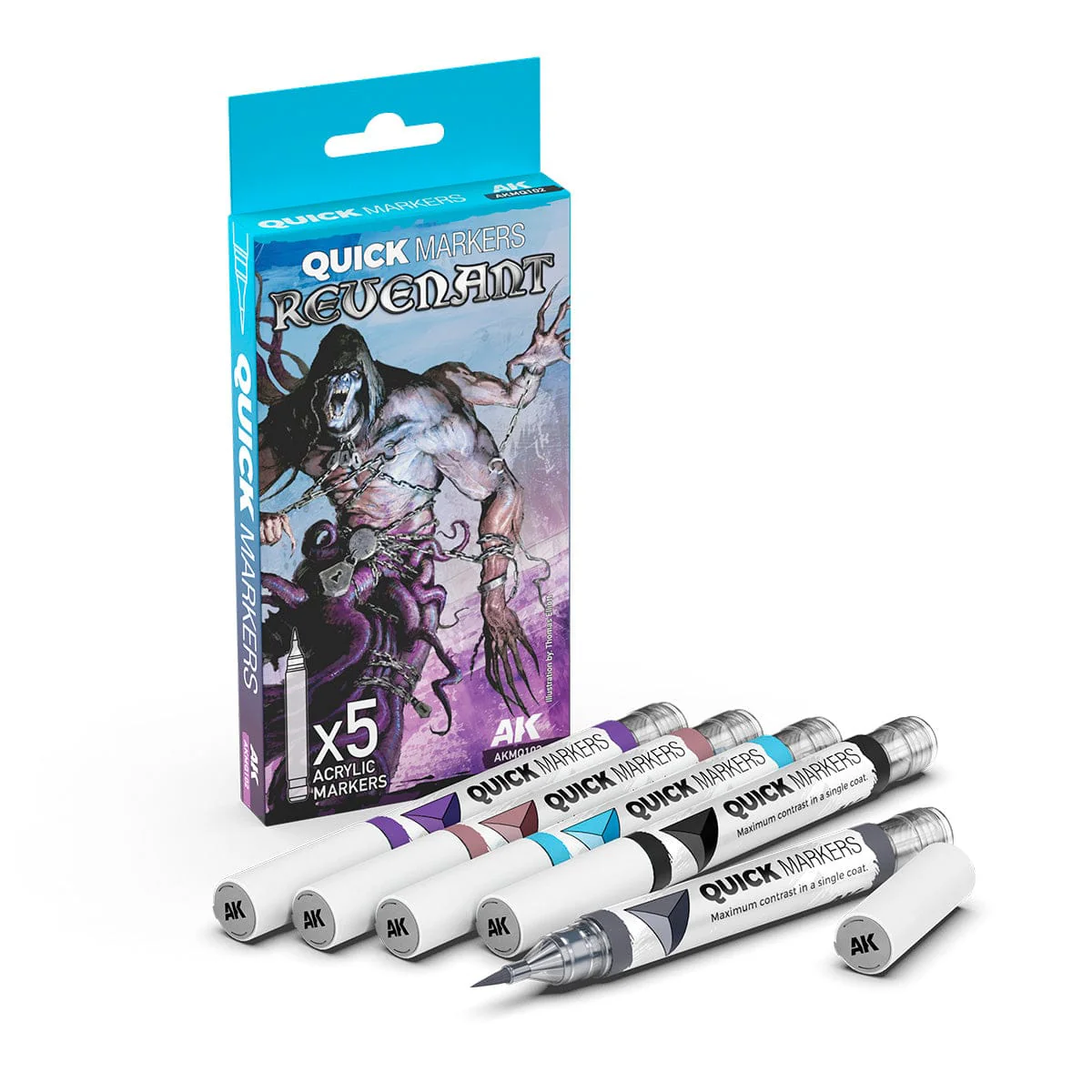AK Interactive Quick Markers Set - Revenant
