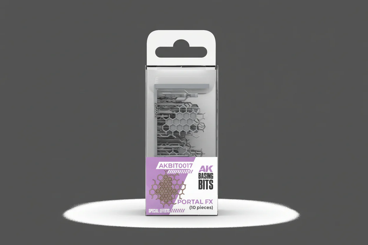 AK Interactive Resin Basing Bits - Portal FX