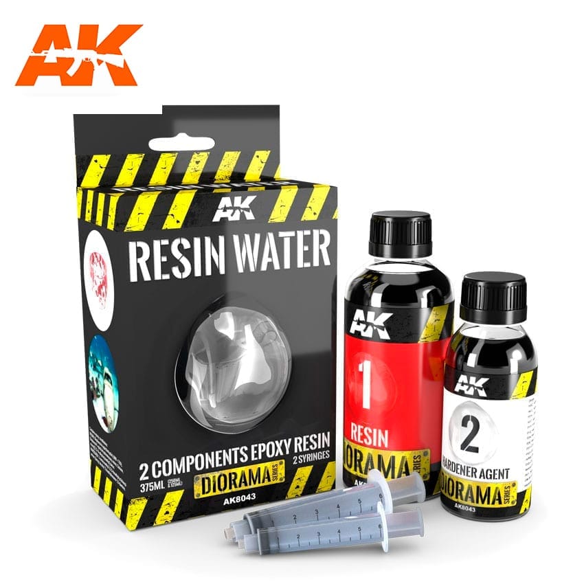 AK Interactive 2-Components Epoxy Resin Water - 375ml
