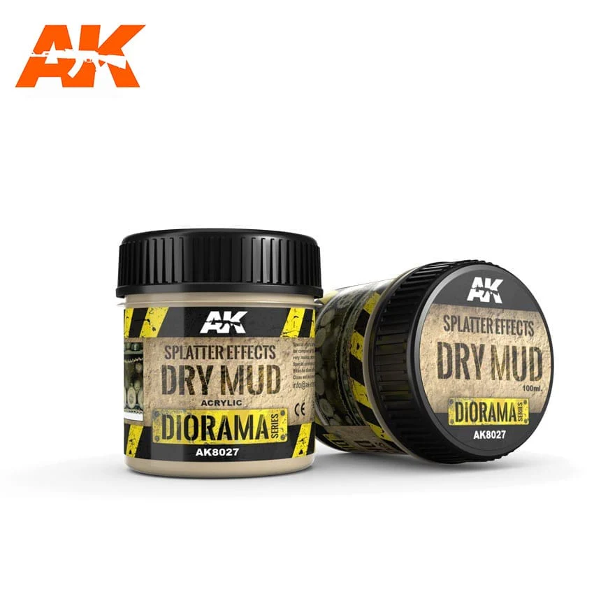 AK Interactive Splatter Effects Dry Mud - 100ml