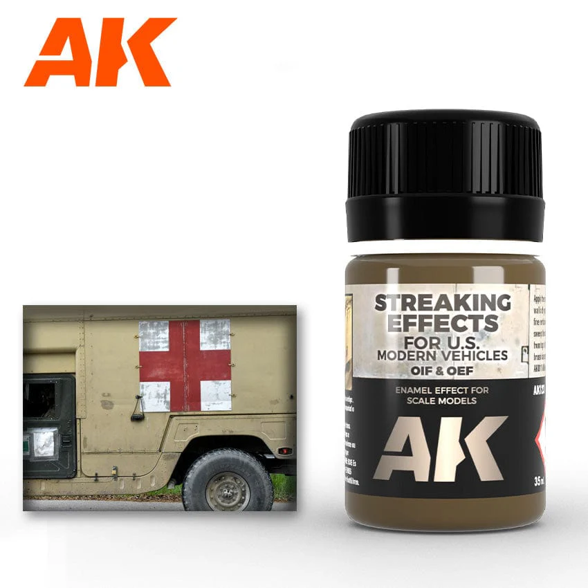 AK Interactive Streaking Grime for OIF & OEF US Vehicles 35ml