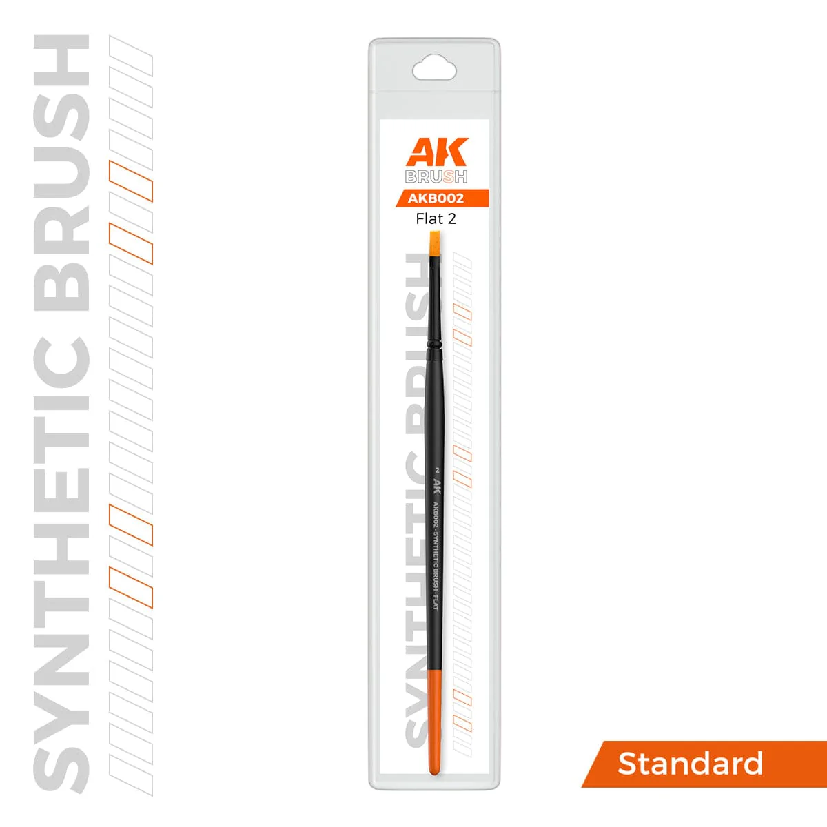 AK Interactive Synthetic Brush - Flat 1