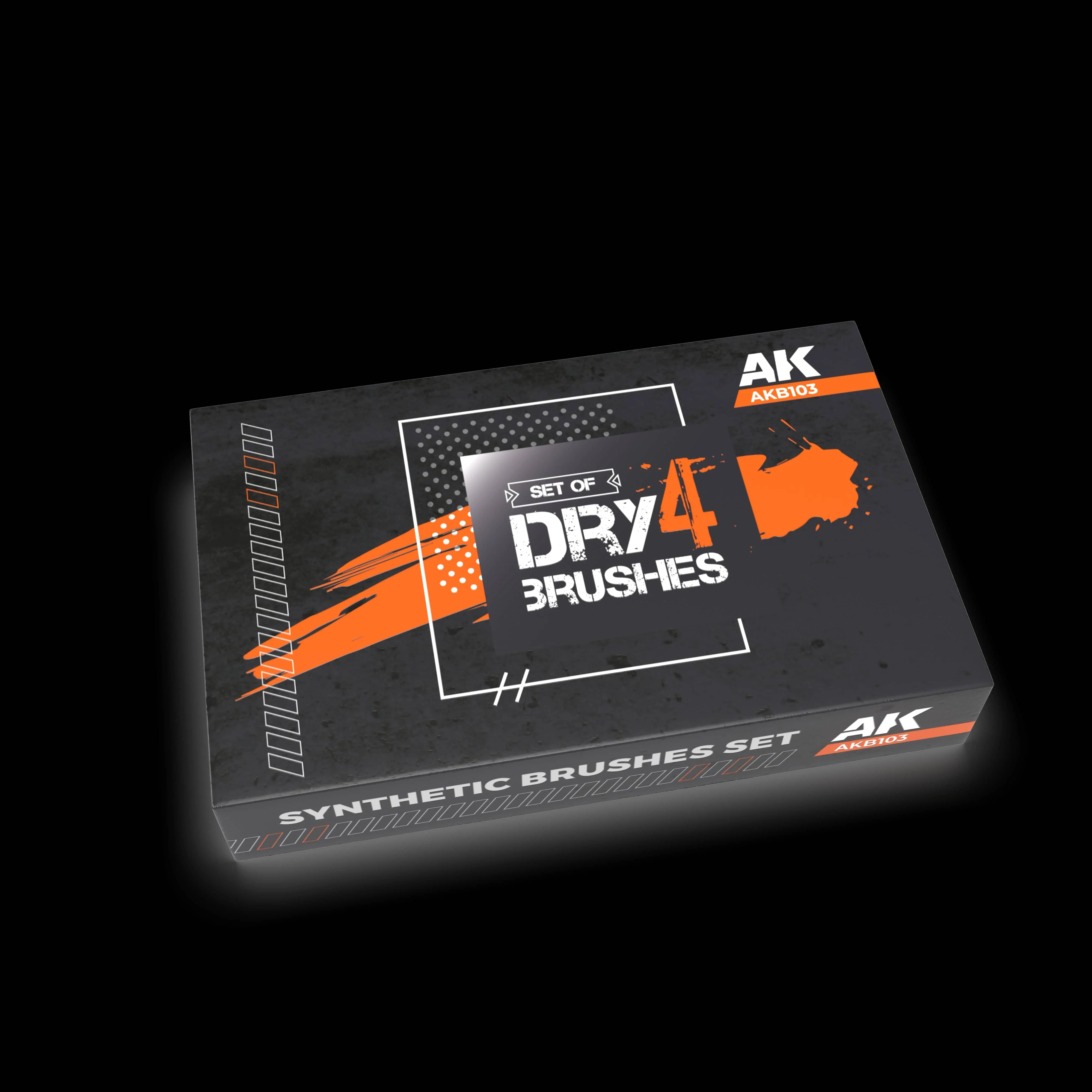 AK Interactive Synthetic Dry Brushes Set