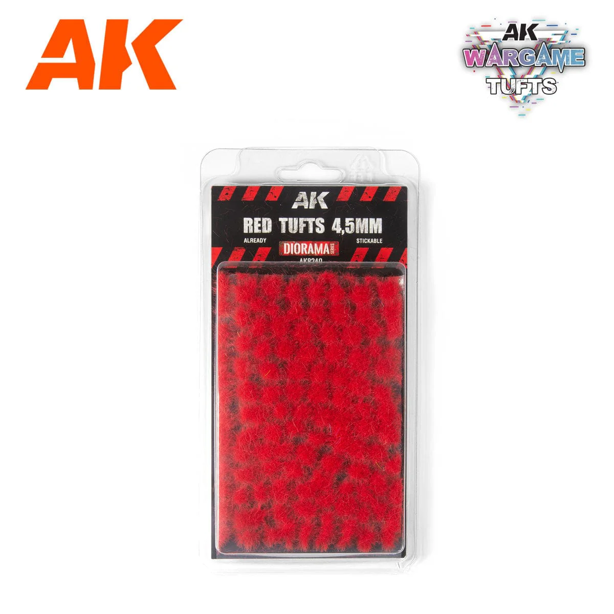 AK Interactive Wargame Tufts 4.5mm - Red