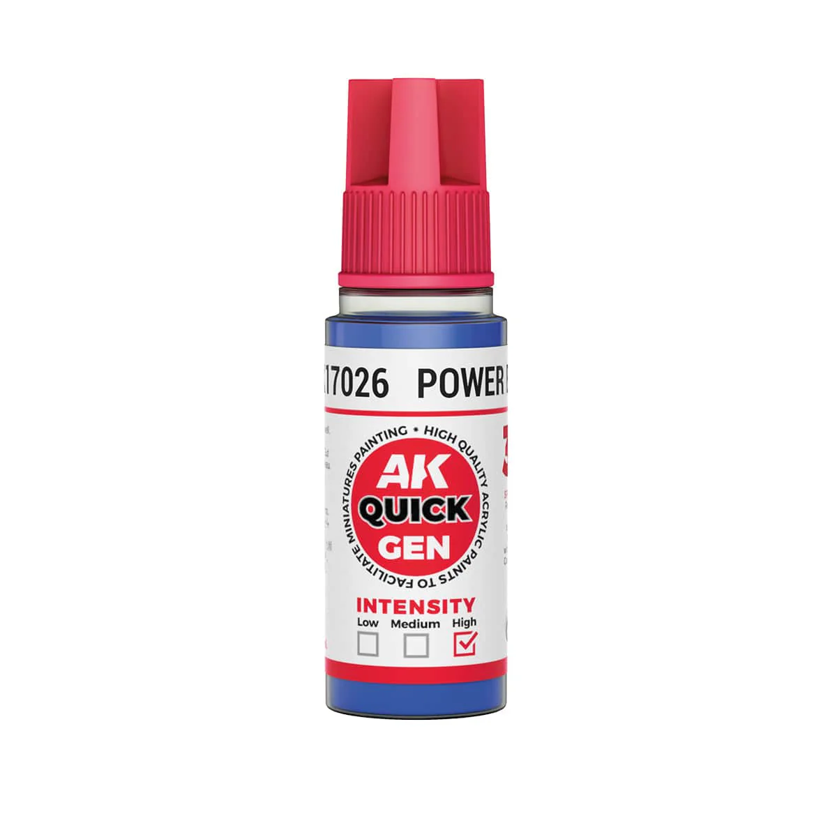 AK Interactive Quick Gen Acrylics 18ml - Power Blue