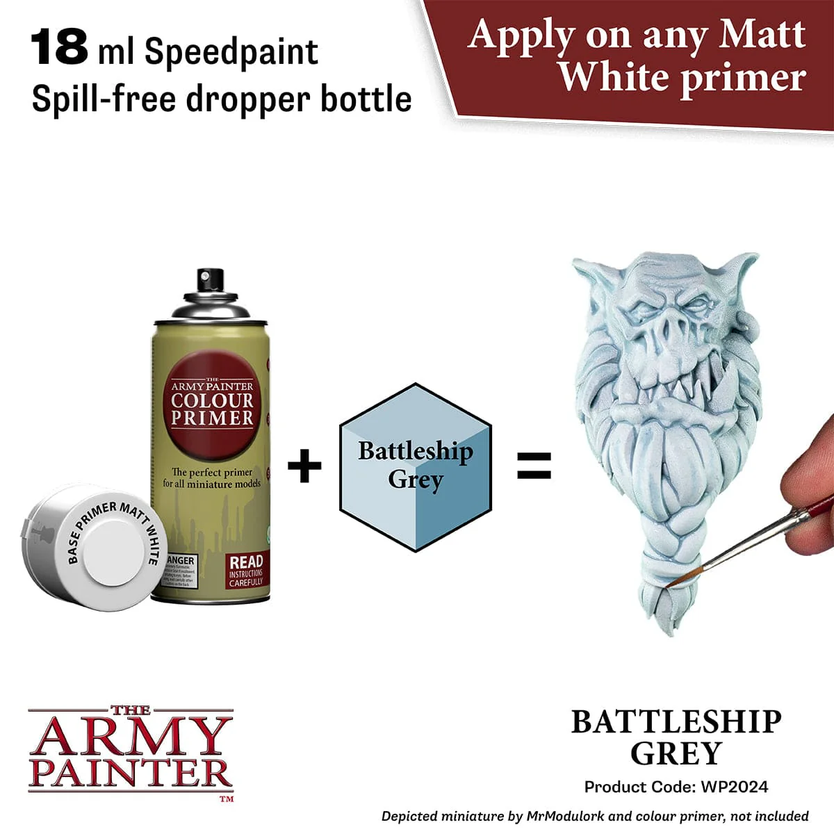 Army Painter Speedpaint 18ml - Battleship Grey - Image 2