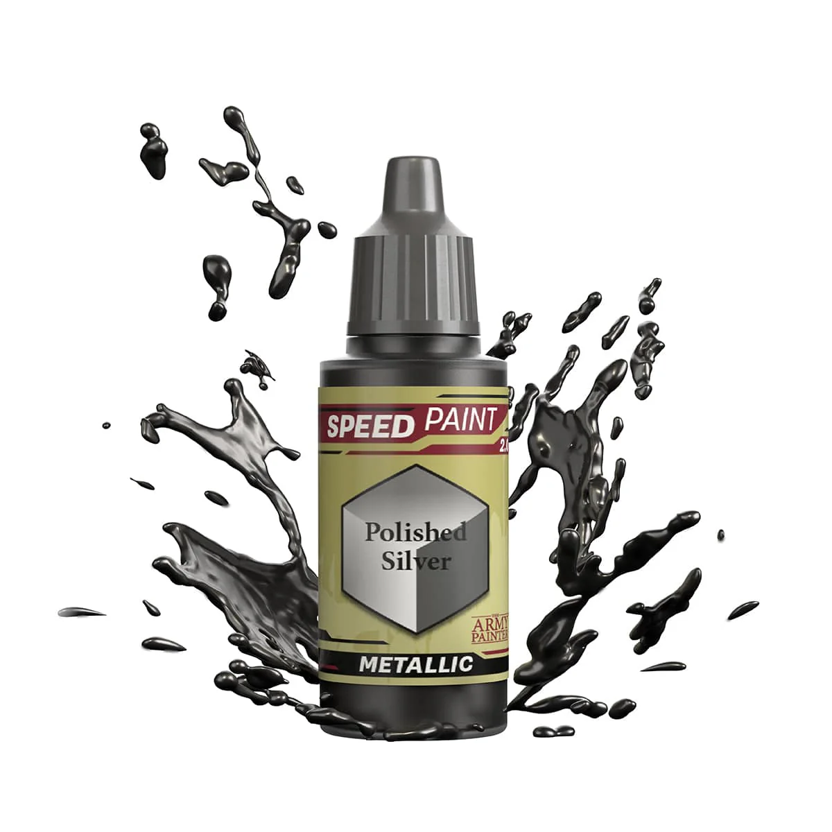 Army Painter Speedpaint 18ml - Polished Silver