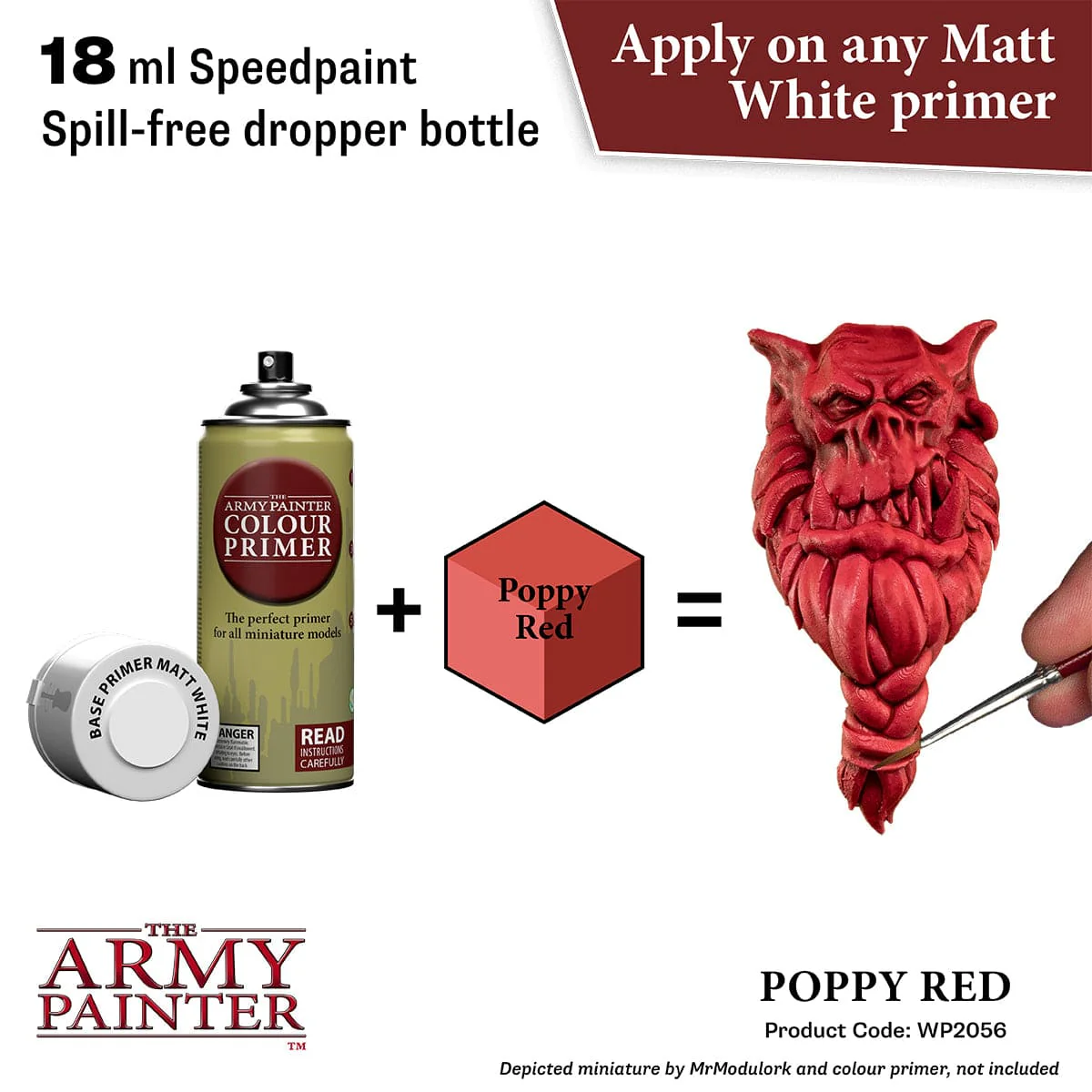 Army Painter Speedpaint 18ml - Poppy Red - Image 2
