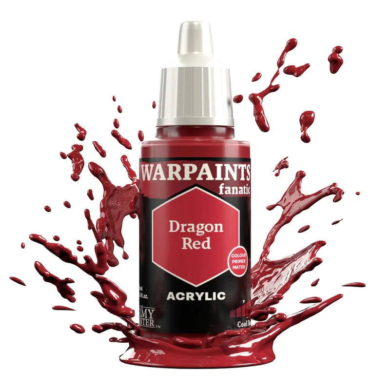 Army Painter Warpaints Fanatic 18ml- Dragon Red