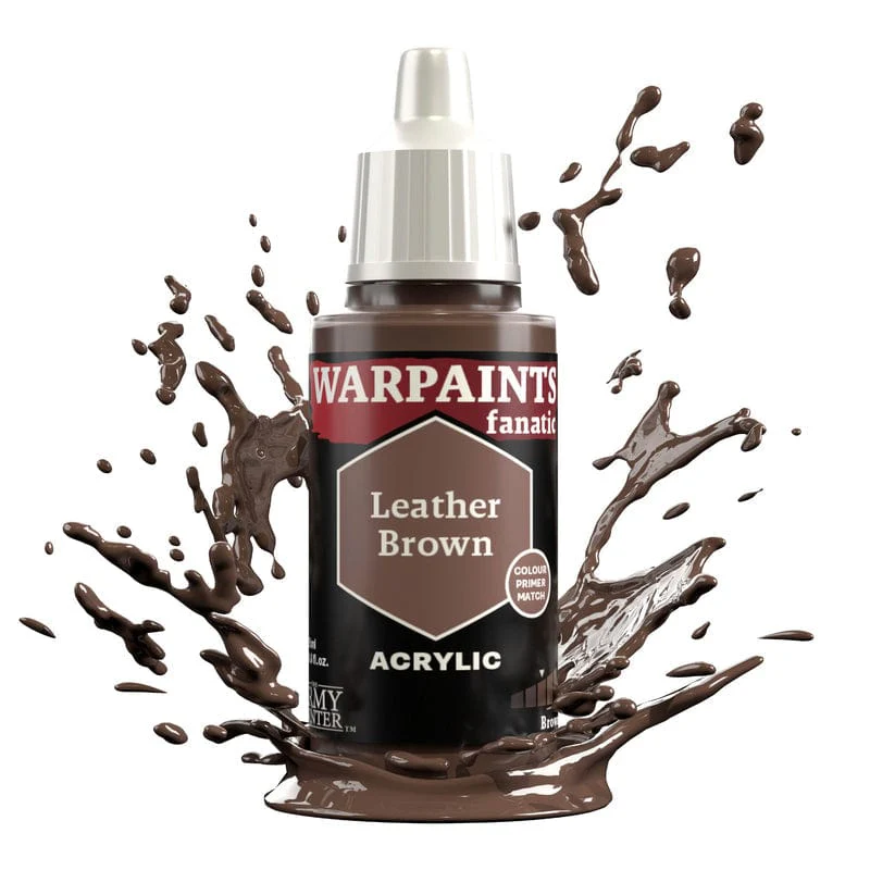 Army Painter Warpaints Fanatic 18ml- Leather Brown