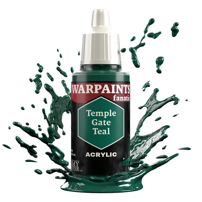 Army Painter Warpaints Fanatic 18ml- Temple Gate Teal