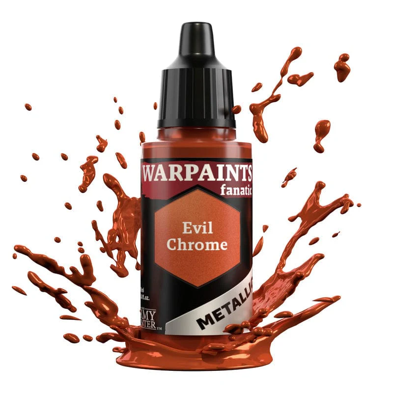 Army Painter Warpaints Fanatic Metallics 18ml- Evil Chrome
