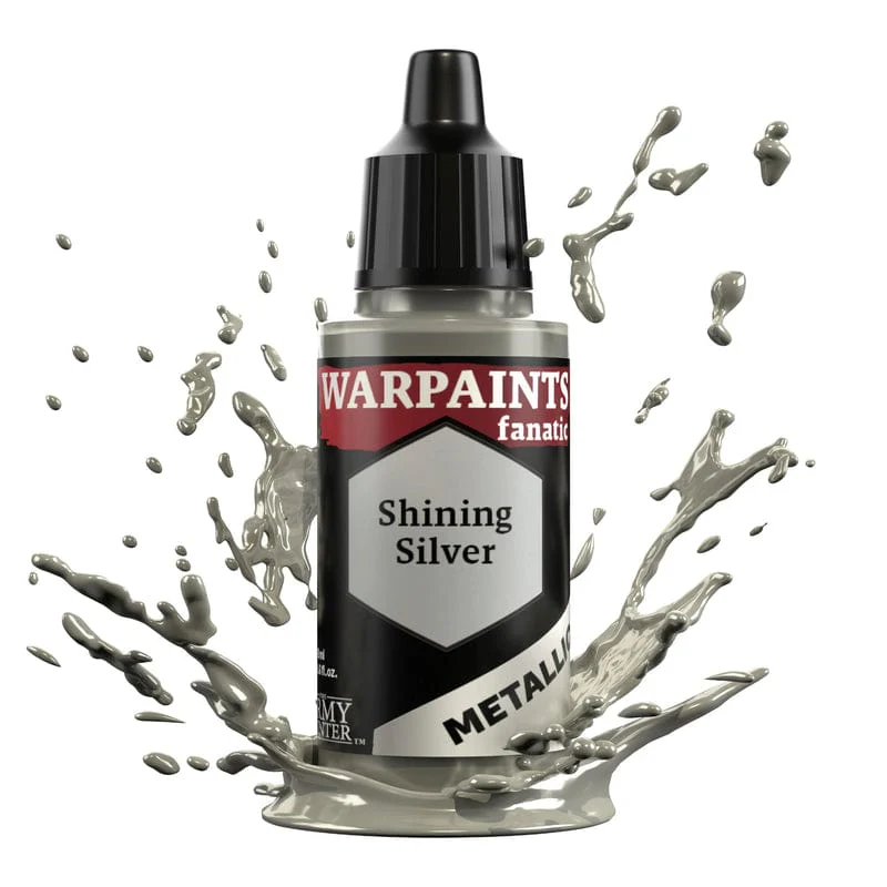 Army Painter Warpaints Fanatic Metallics 18ml- Shining Silver