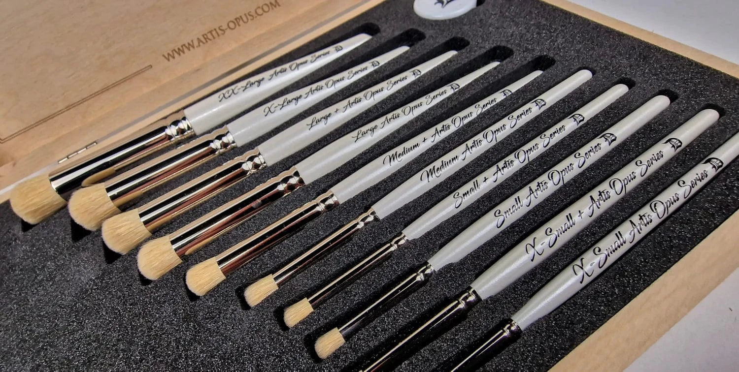 Artis Opus Series D - COMPLETE Dry Brush Set (10-brushes) - Image 2
