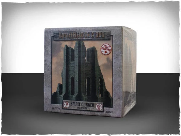 Battlefield In A Box - Battlefront Gothic Battlefields - Small Corner Ruins - Malachite