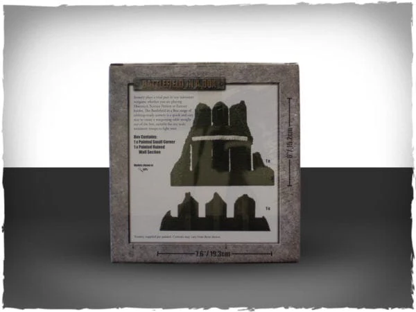 Battlefield In A Box - Battlefront Gothic Battlefields - Small Corner Ruins - Malachite - Image 2