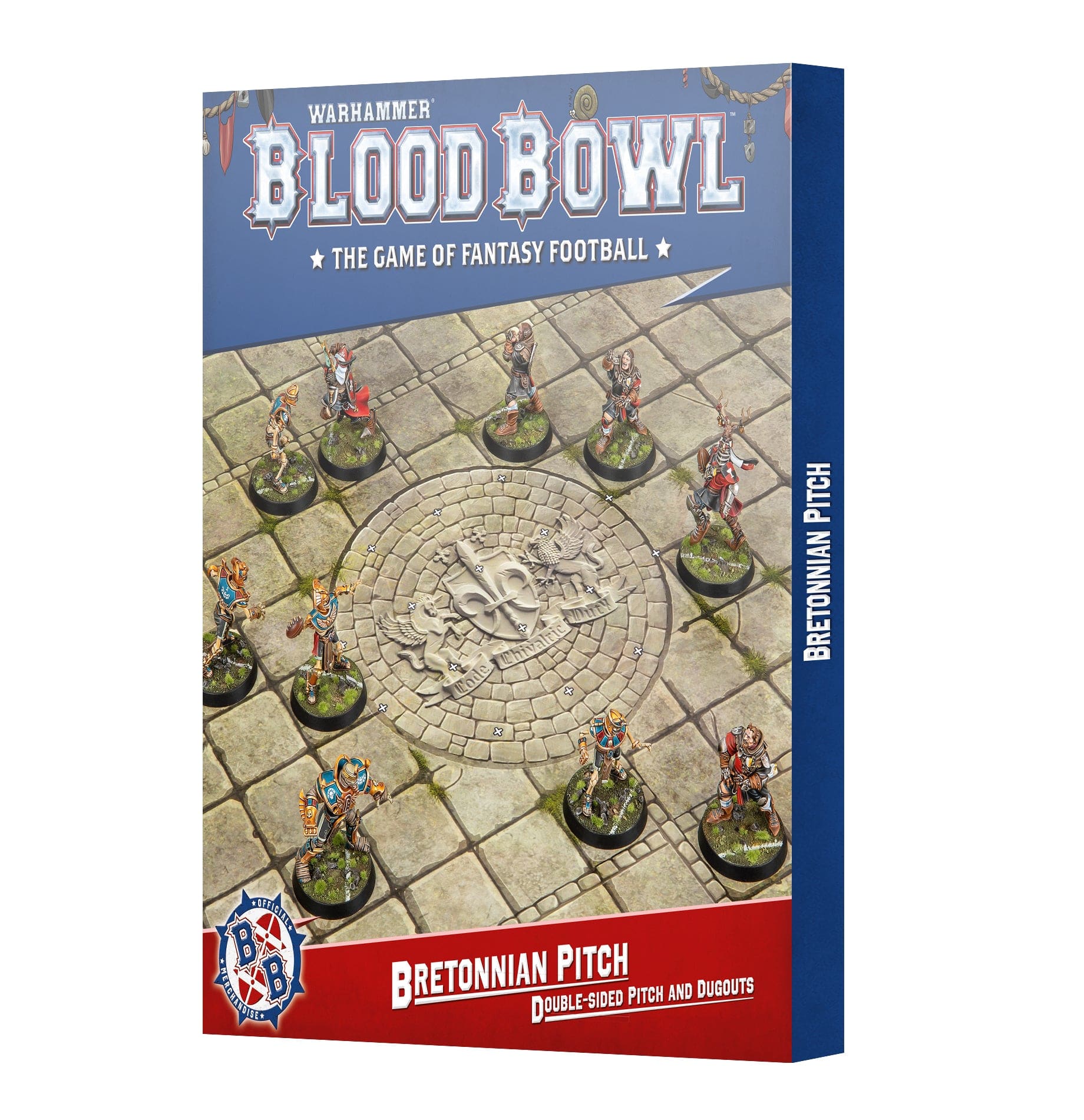Blood Bowl Bretonnian Team Brionne Barons Pitch & Dugouts