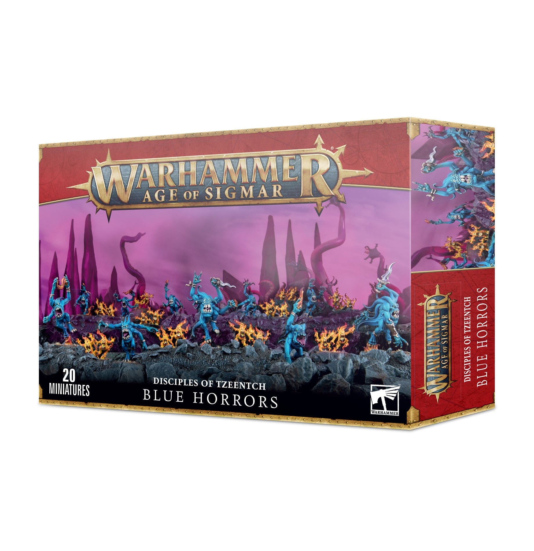 Blue Horrors and Brimstone Horrors of Tzeentch