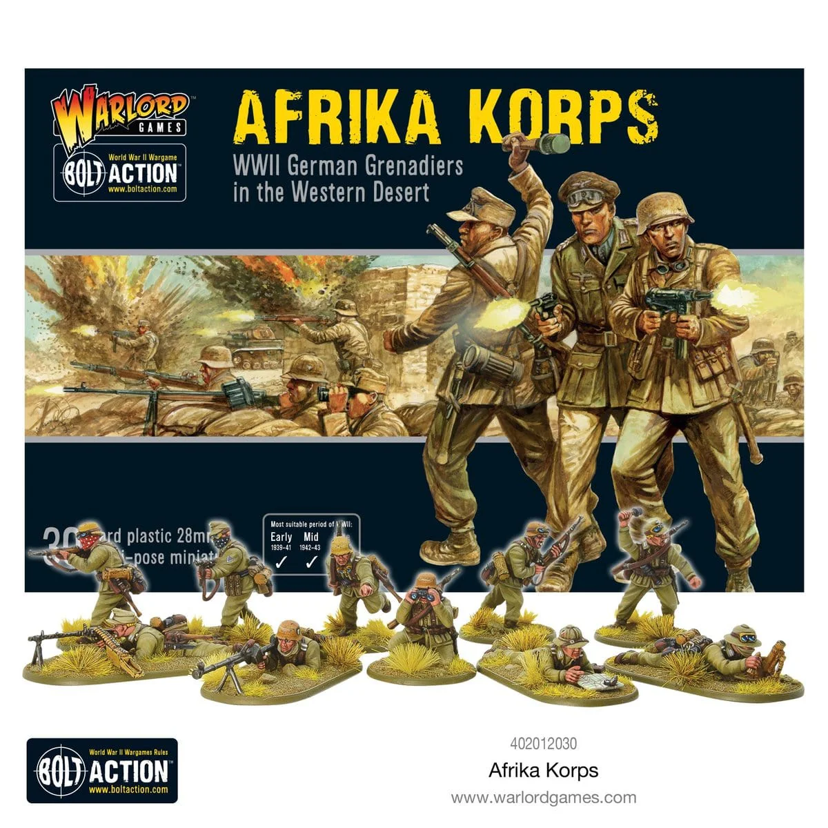 Bolt Action Afrika Korps German Grenadiers