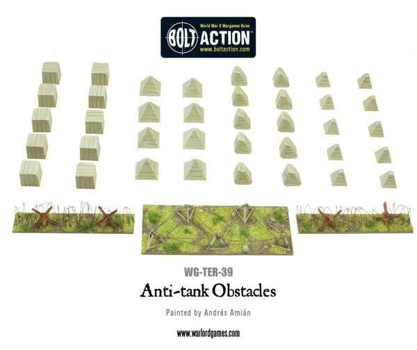 Bolt Action Anti-tank Obstacles (Plastic)