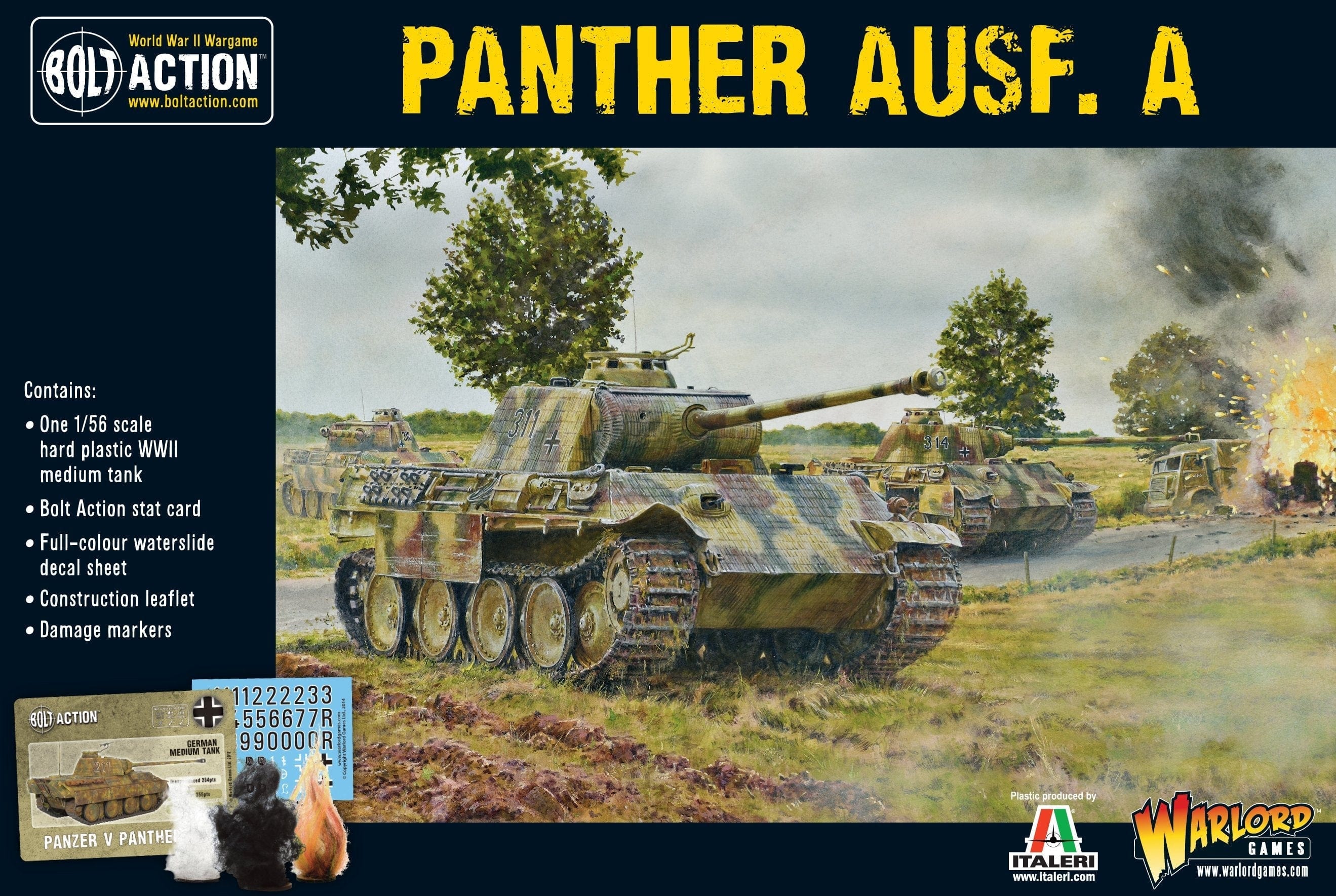 Bolt Action Panther Ausf A (Plastic)