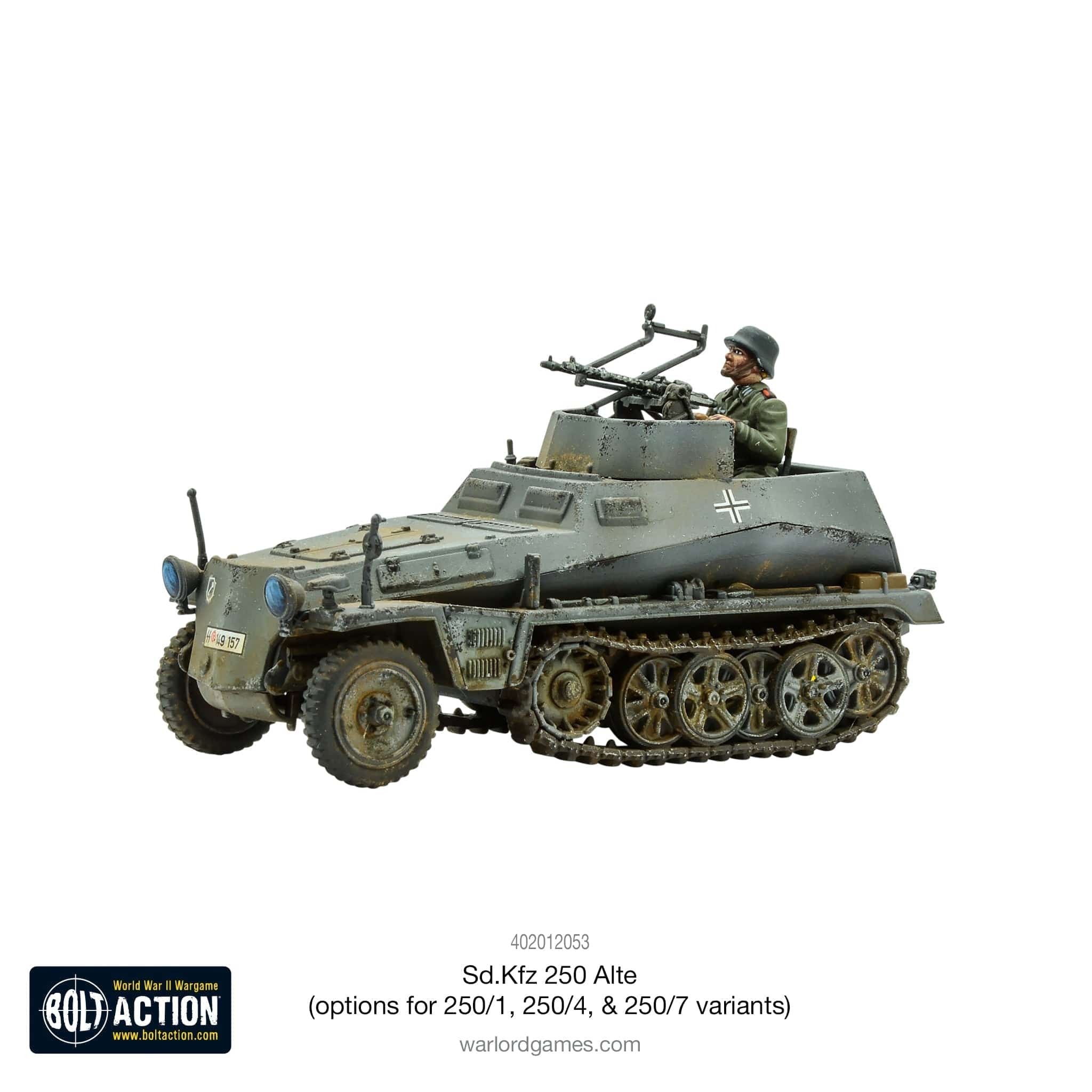 Bolt Action Sd.Kfz 250 Alte (inc 250/7 & 250/4 Options)