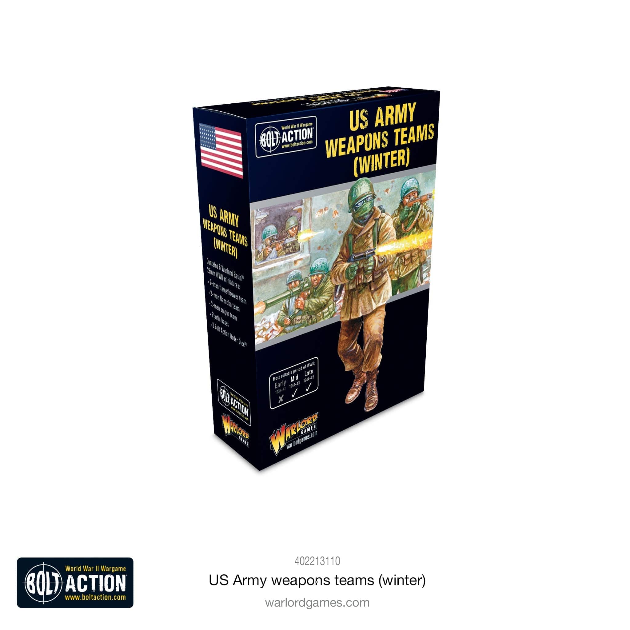 Bolt Action US Army Weapons Teams Winter