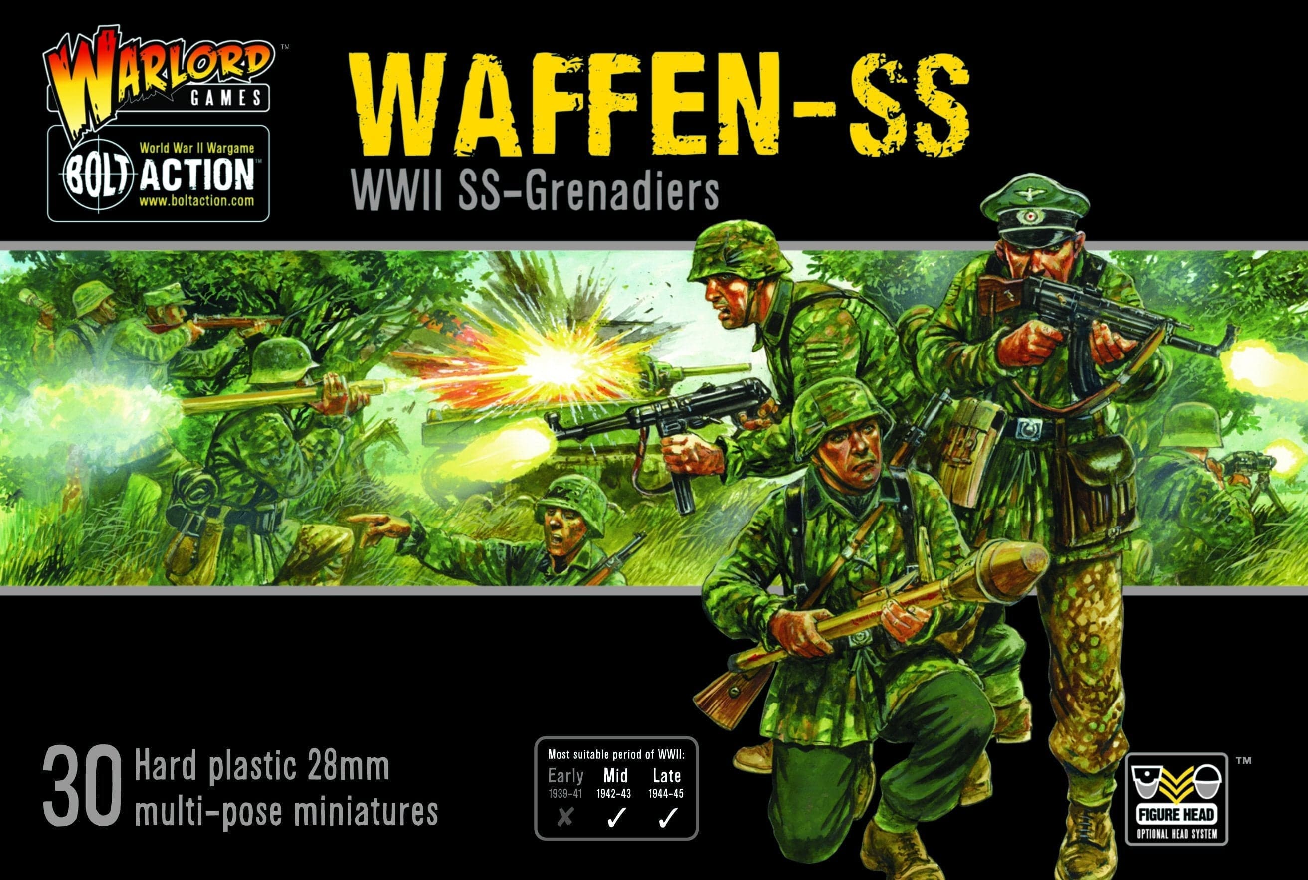 Bolt Action Waffen SS (30 Plastic)