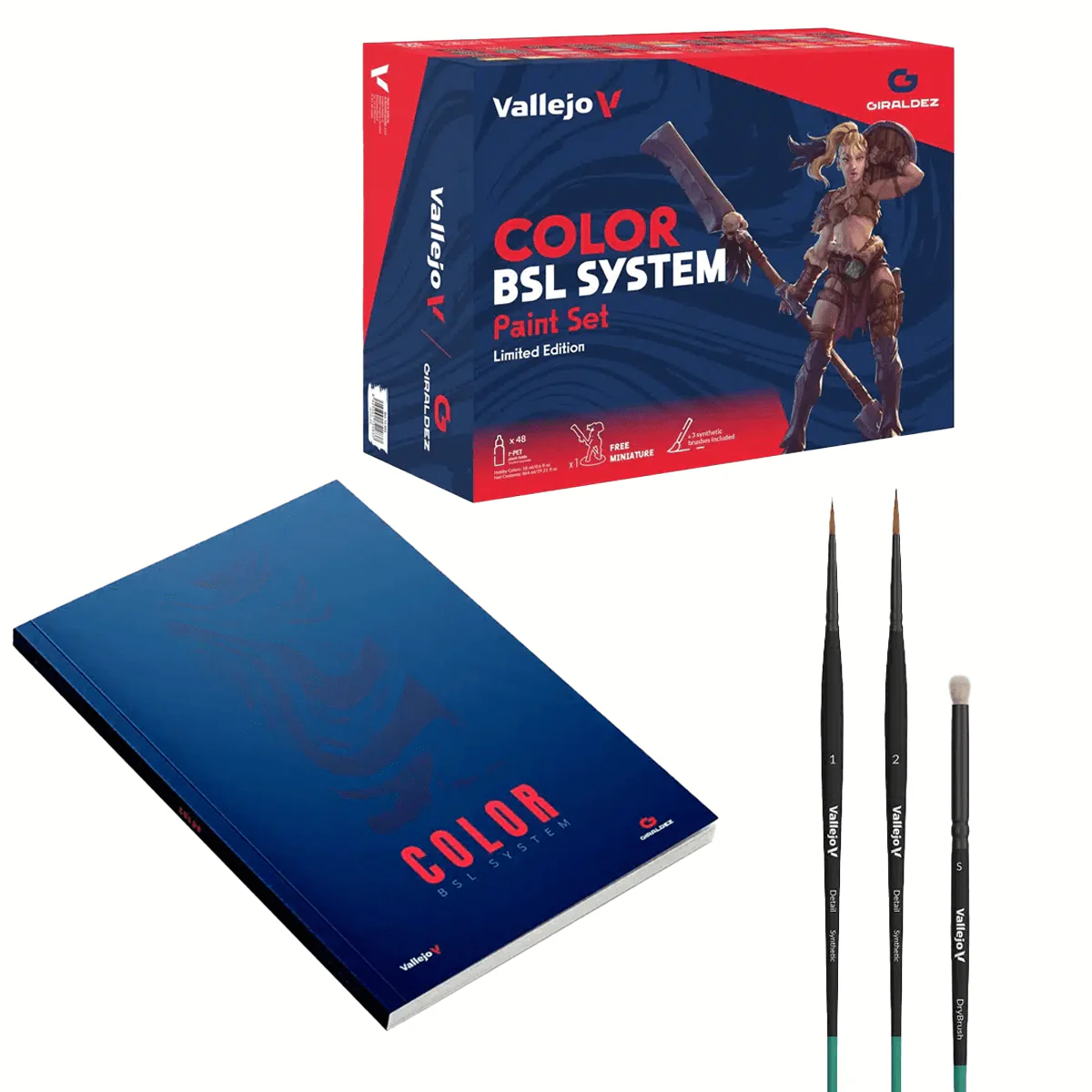 BUNDLE Angel Giraldez Learning - BSL Color System (ENG) + Vallejo BSL Colors Set