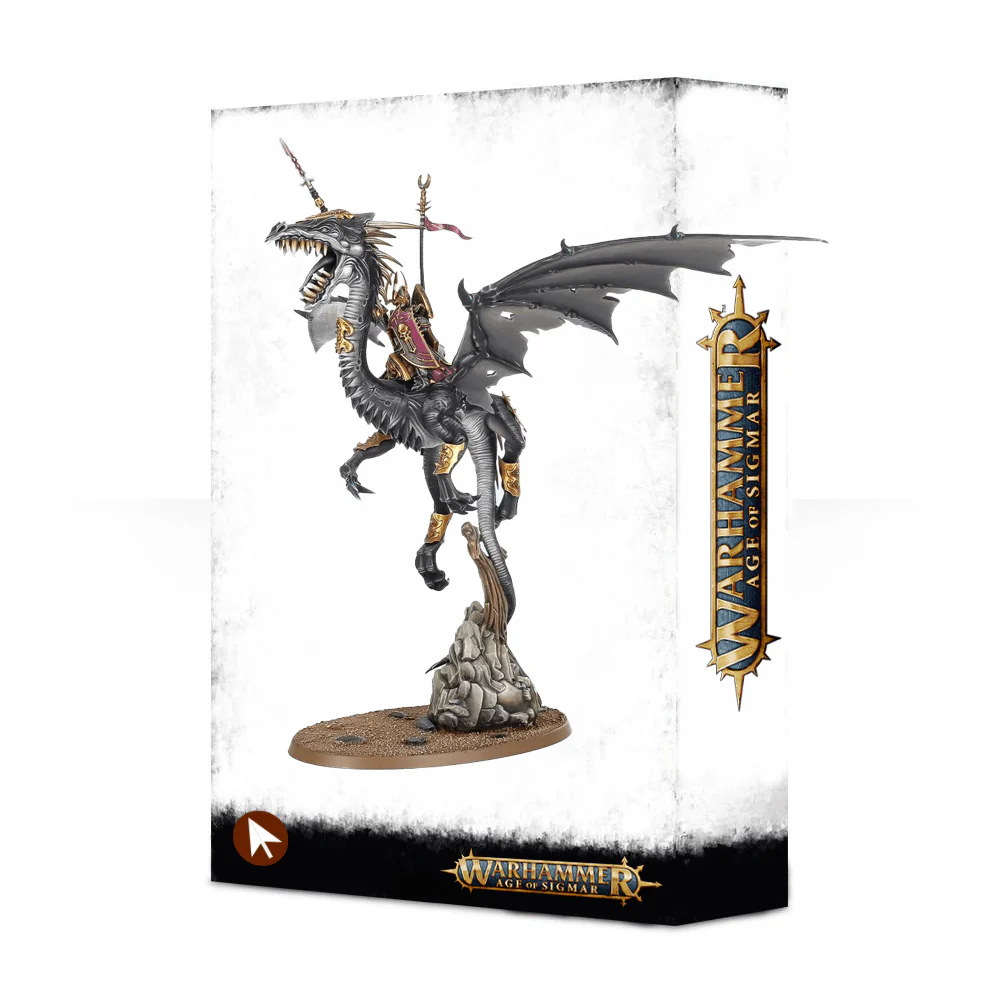 Cities of Sigmar Dreadlord / Sorceress on Black Dragon