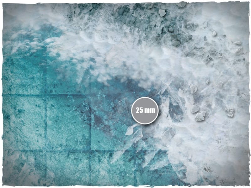 Deep-cut Studio Neoprene Gaming Mat - Kill Team / Warcry 22"x30" - Frostgrave