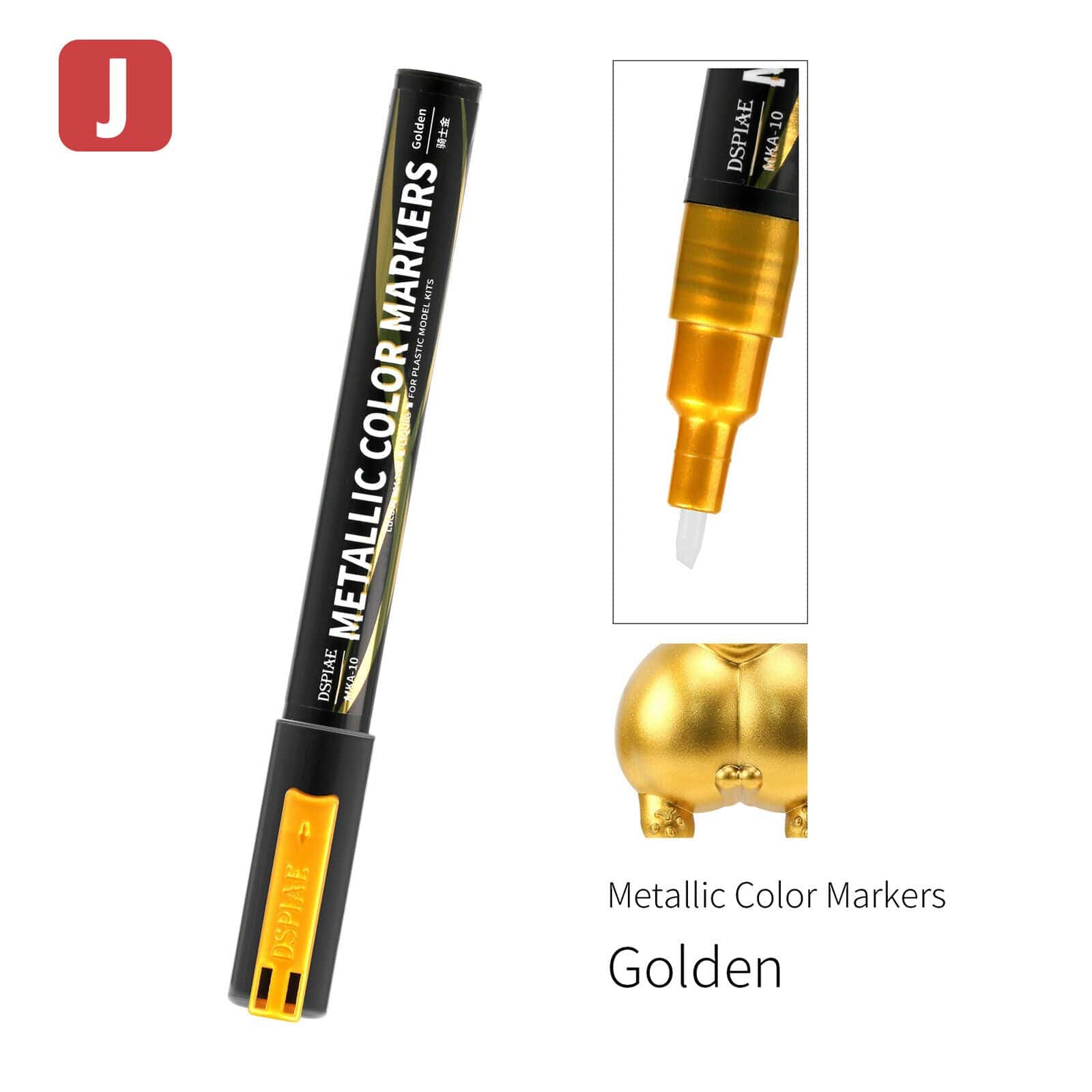DSPIAE Metallic Color Markers - Golden