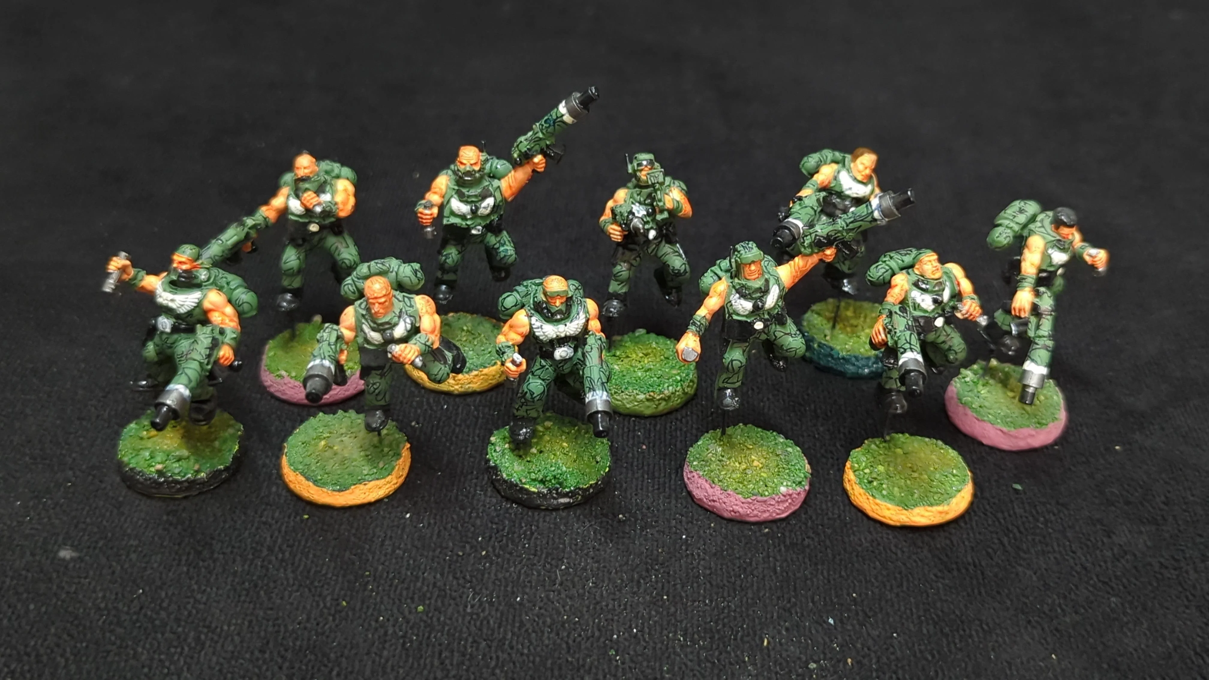 Warhammer 40k Space Marines Scouts x10 OOP Painted