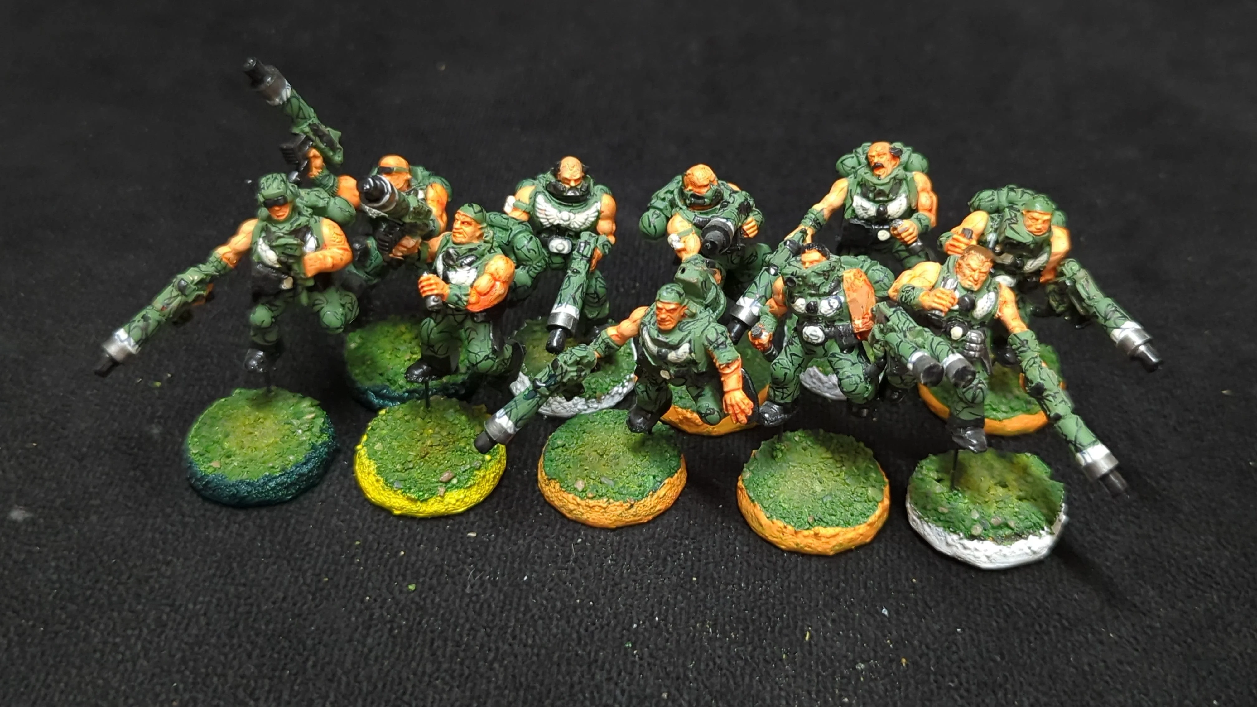 Warhammer 40k Space Marines Scouts x10 OOP Painted