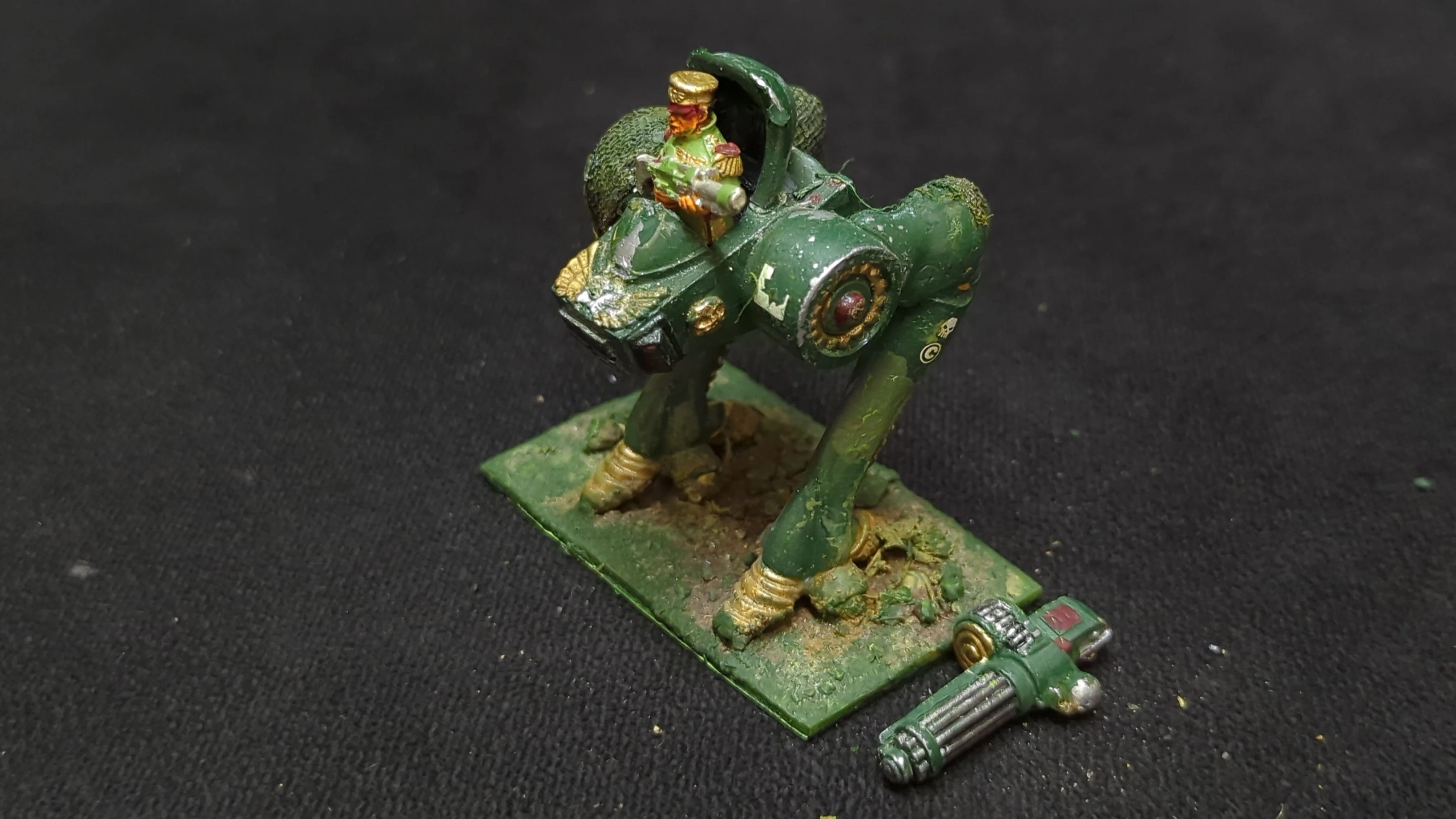 Warhammer 40k Old Astra Militarum Sentinel Proxy - Enigma War Raptor 1998 x1 OOP Painted