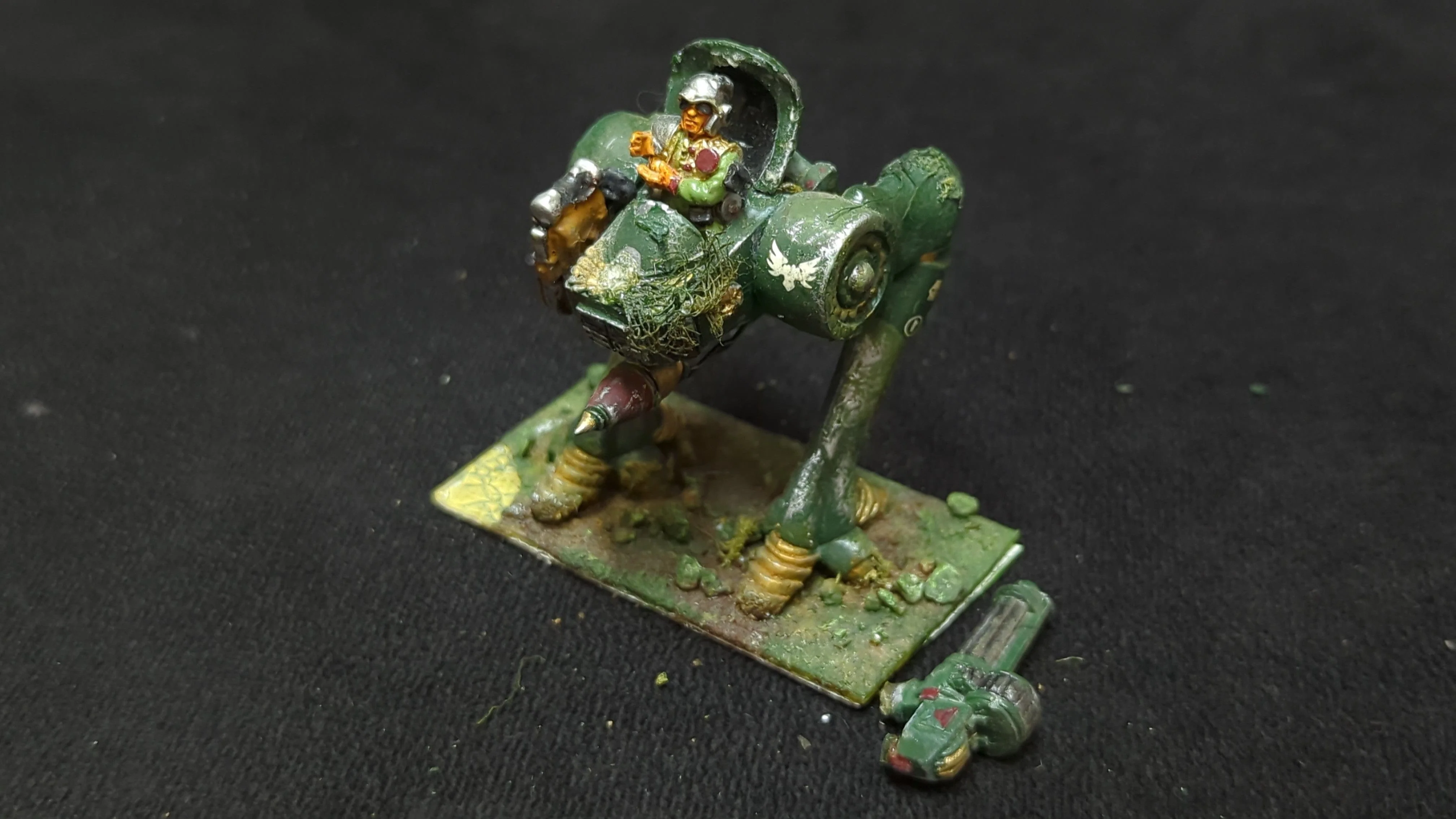 Warhammer 40k Old Astra Militarum Sentinel Proxy - Enigma War Raptor 1998 x1 OOP Painted