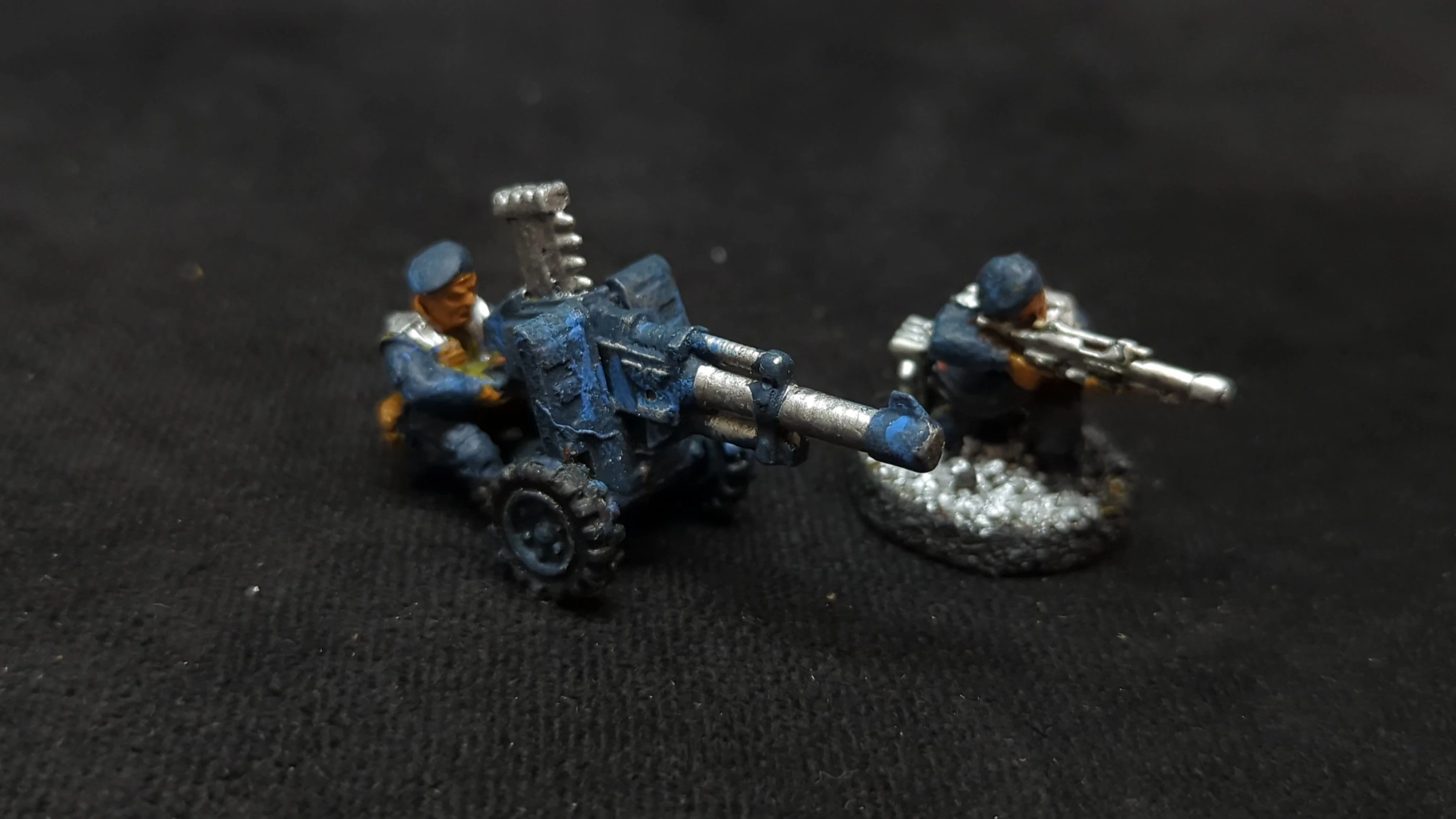 Warhammer 40k Astra Militarum Beret Sormtroopers Autocannon x2 OOP Painted
