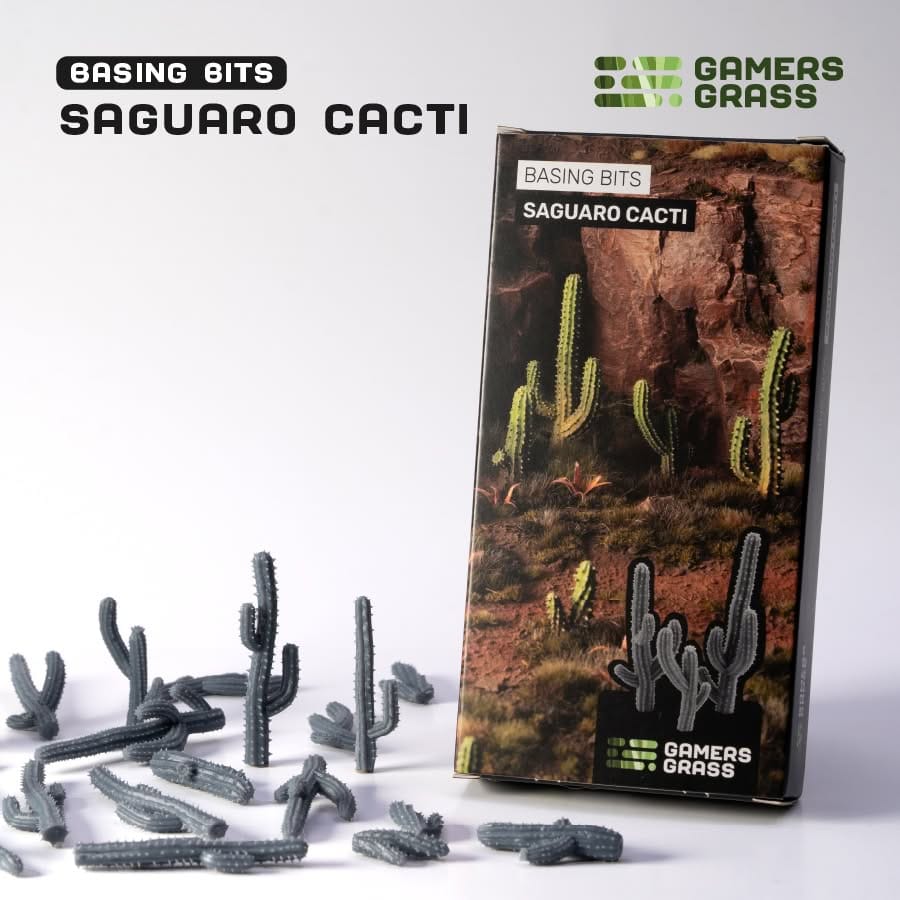 Gamer's Grass Basing Bits - Saguaro Cacti