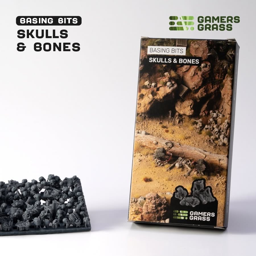 Gamer's Grass Basing Bits - Skulls & Bones